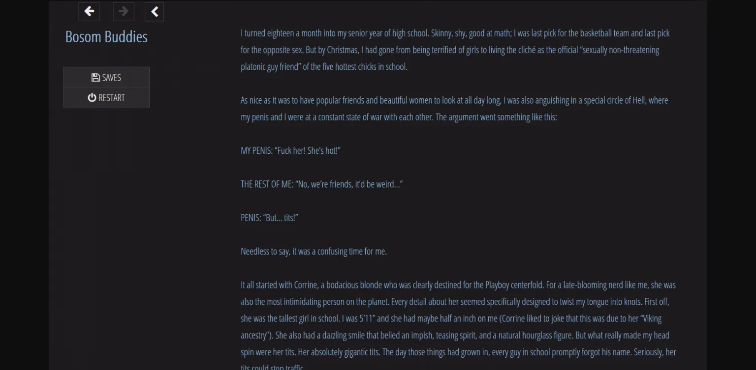 HTML Completed Bosom Buddies [Final] [BosomBuddies] | Free Adult Games