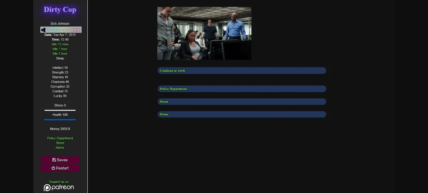 HTML Completed Dirty Cop [v0.02] [budger] | Free Adult Games