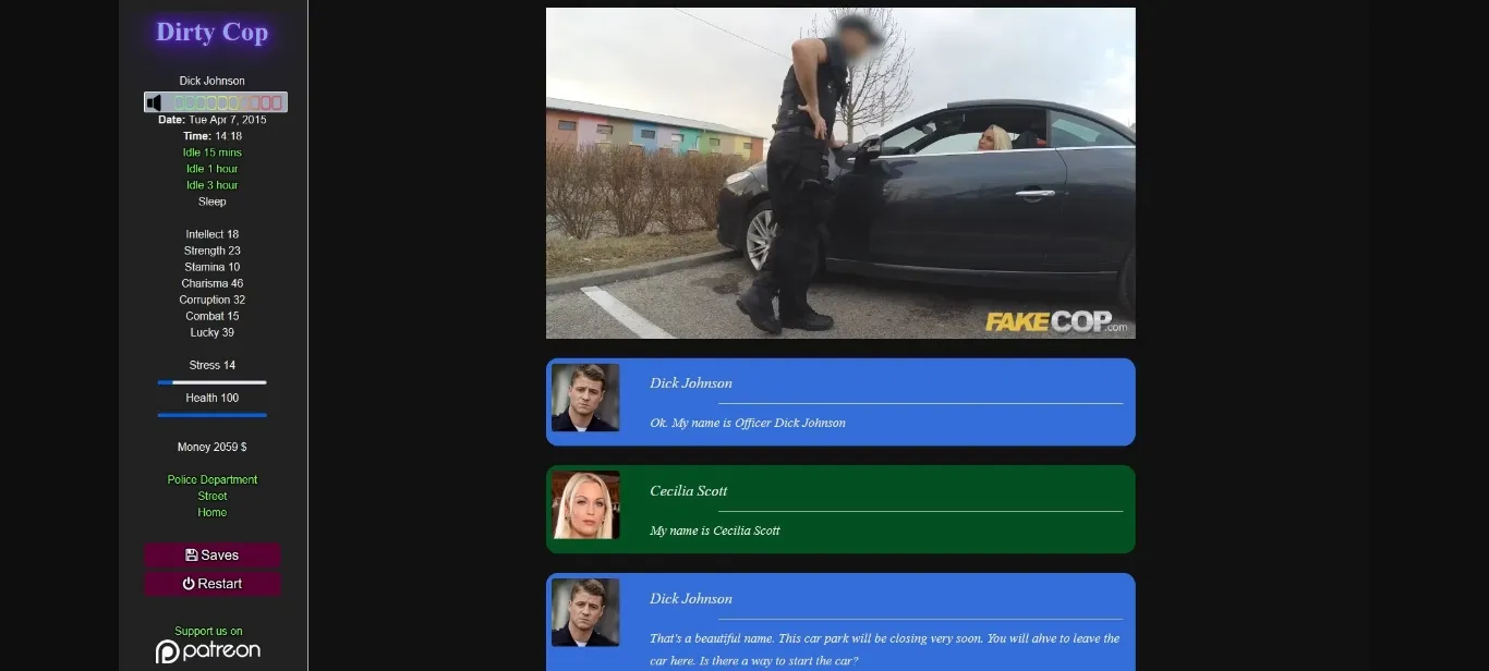 HTML Completed Dirty Cop [v0.02] [budger] | Free Adult Games