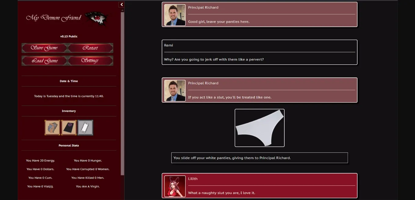 HTML Completed My Demon Friend [v1.2a] [Aviary] | Free Adult Games