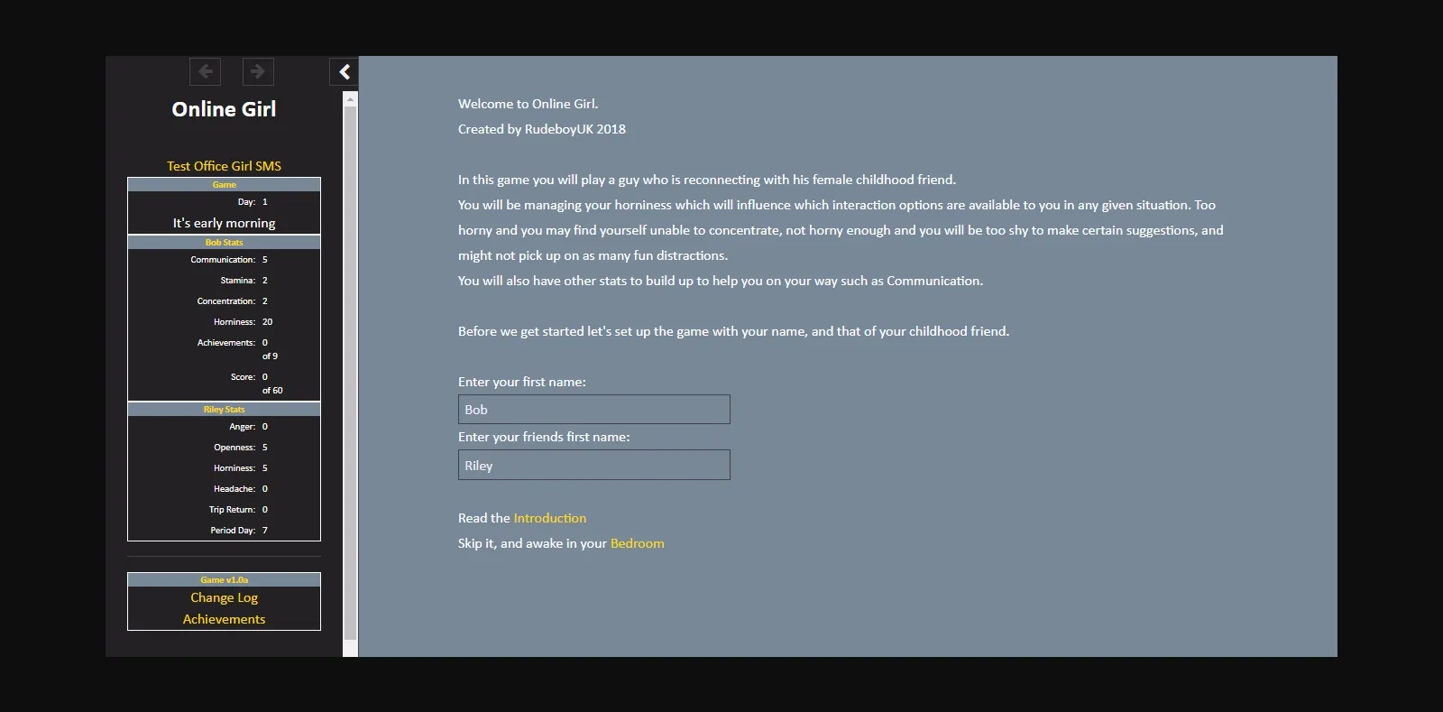 HTML Completed Online Girl [v1.0] [rudeboyuk] | Free Adult Games