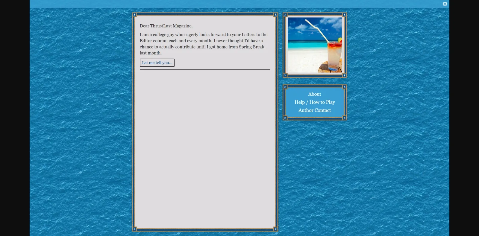 HTML Completed Sex on the Beach [Final] [Hanon Ondricek] | Free Adult Games