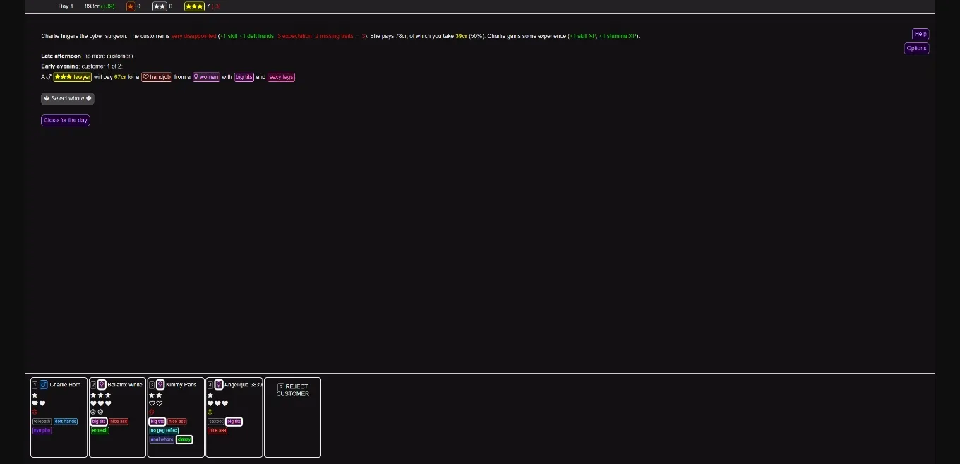 HTML Completed Space Whores [v1.1.1] [Starport X-69] | Free Adult Games