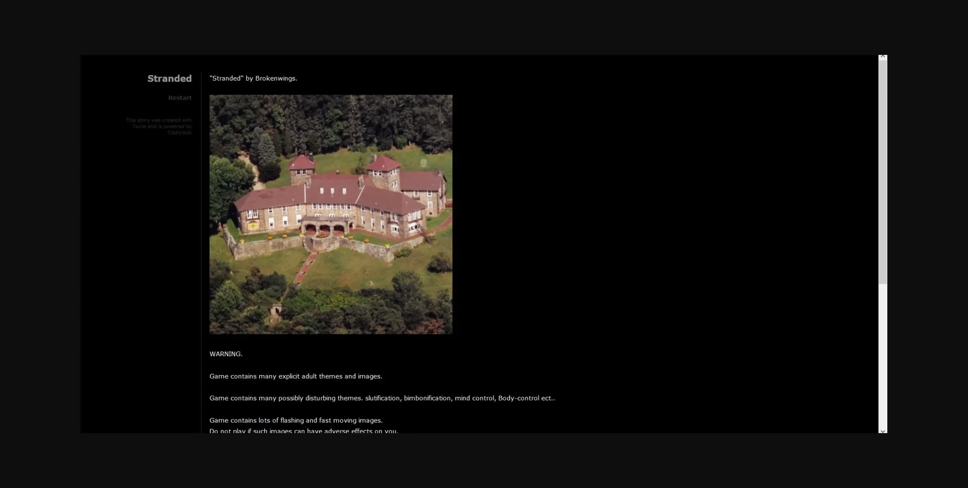 HTML Completed Stranded [v1] [Brokenwings255] | Free Adult Games