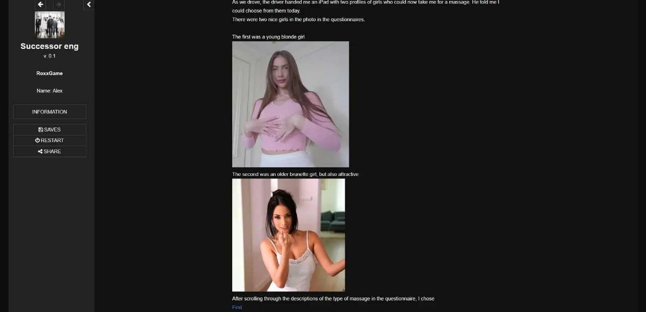 HTML Completed Successor [v1.0] [RoxxGame] | Free Adult Games