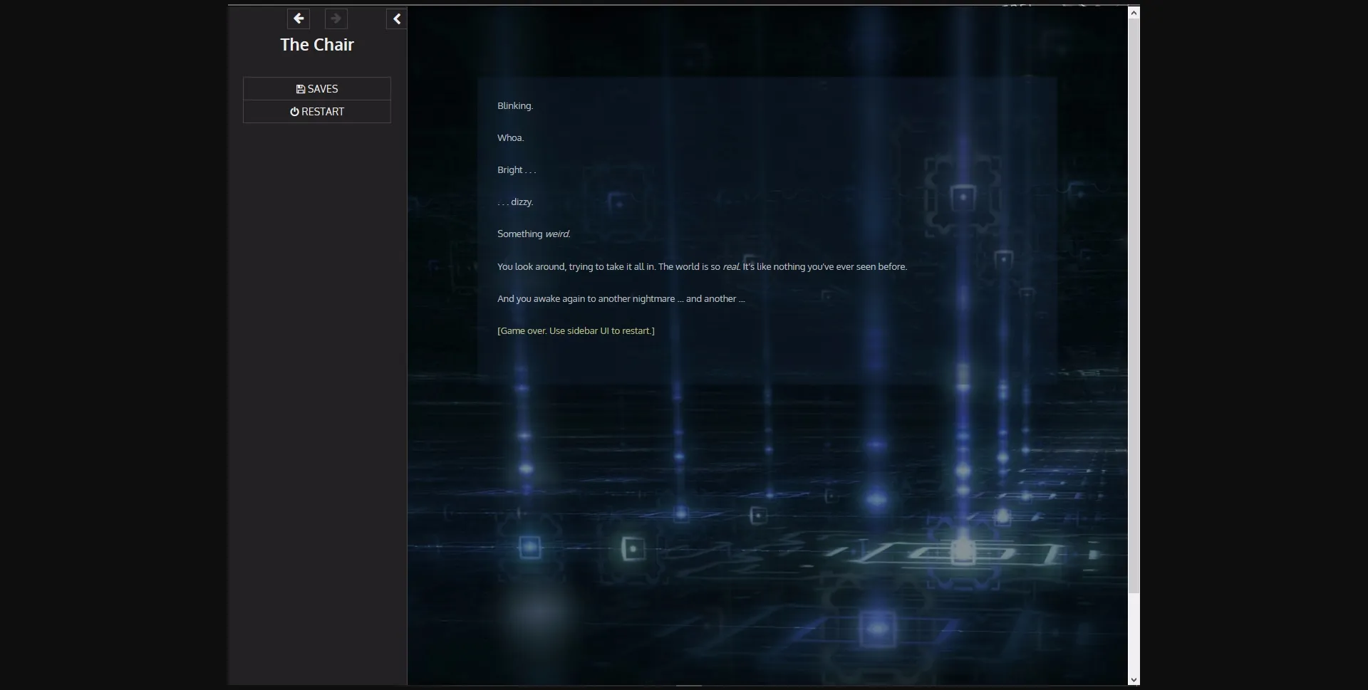 HTML Completed The Chair [Green_Double_Aught] | Free Adult Games