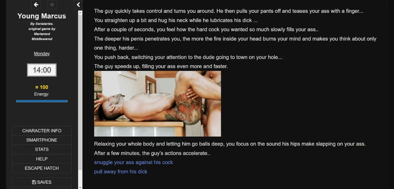 HTML Completed Young Marcus [v6.0.1] [Serialaries] | Free Adult Games