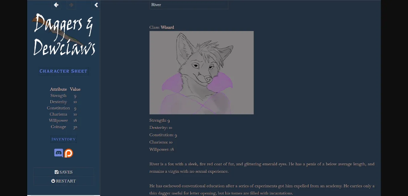 HTML Daggers & Dewclaws [v0.9.2] [Caretaker Publishing] | Free Adult Games