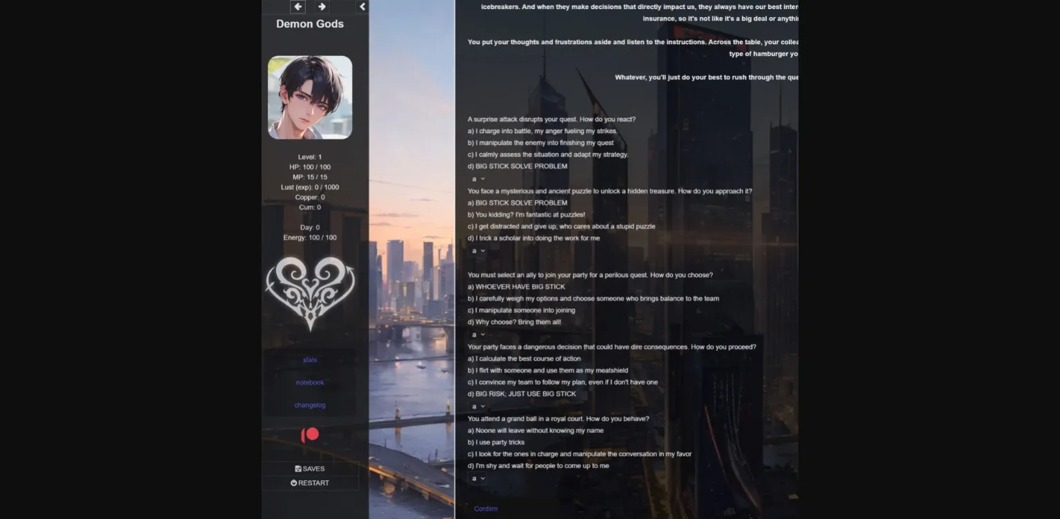 HTML Demon Gods [v0.66] [Panonon] | Free Adult Games