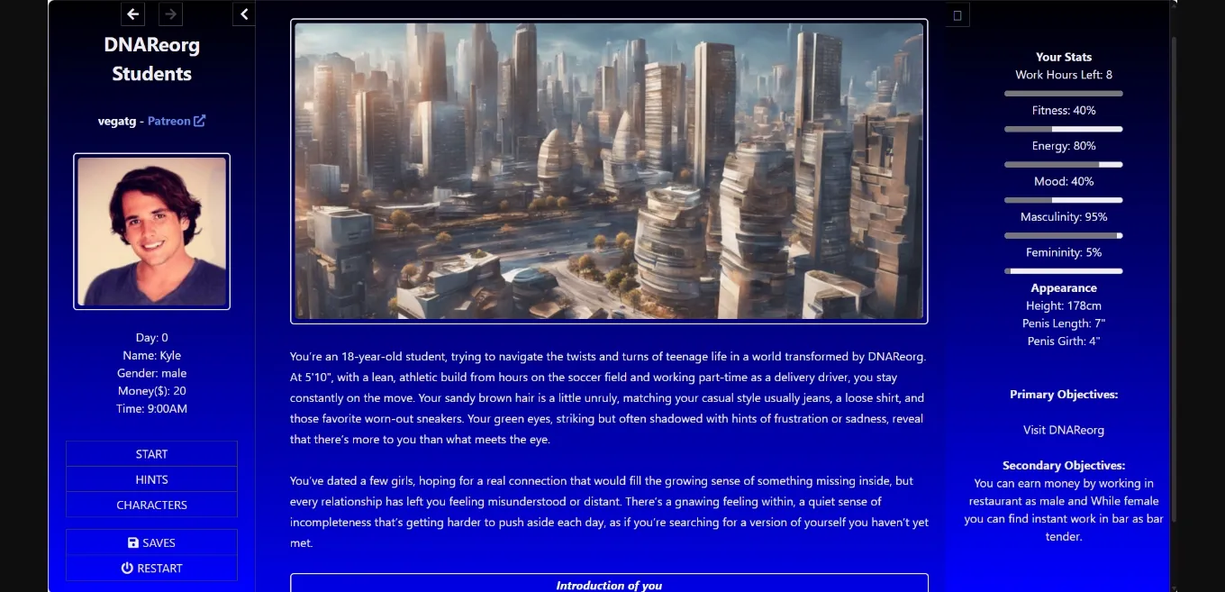 HTML DNAReorg Students [v0.0.5a] [Vega TG] | Free Adult Games