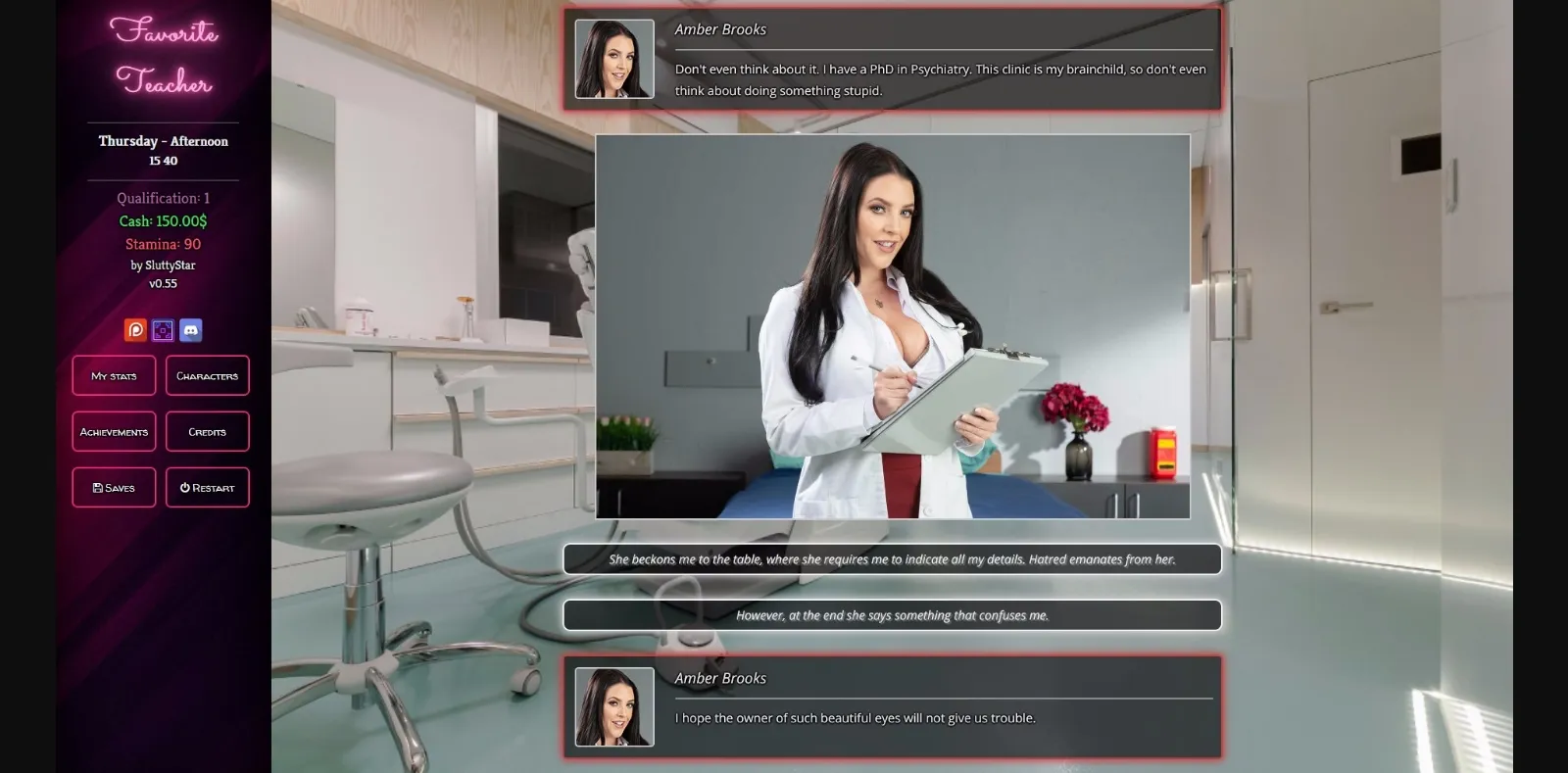 HTML Favorite Teacher [v1.51] [SluttyStar] | Free Adult Games