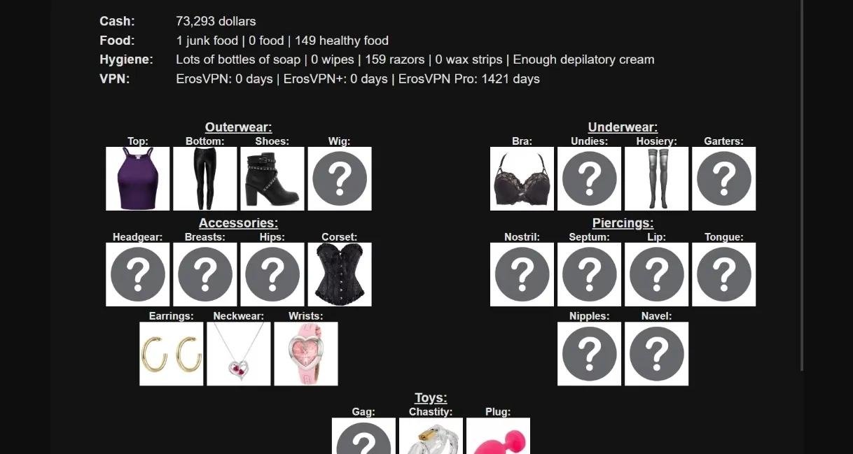 HTML Fresh Starts [v0.8.3] [LordOfChange] | Free Adult Games