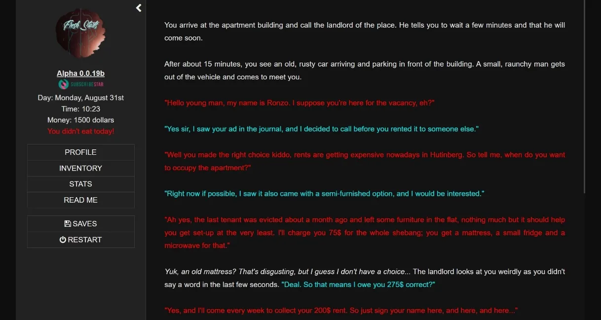 HTML Fresh Starts [v0.8.3] [LordOfChange] | Free Adult Games