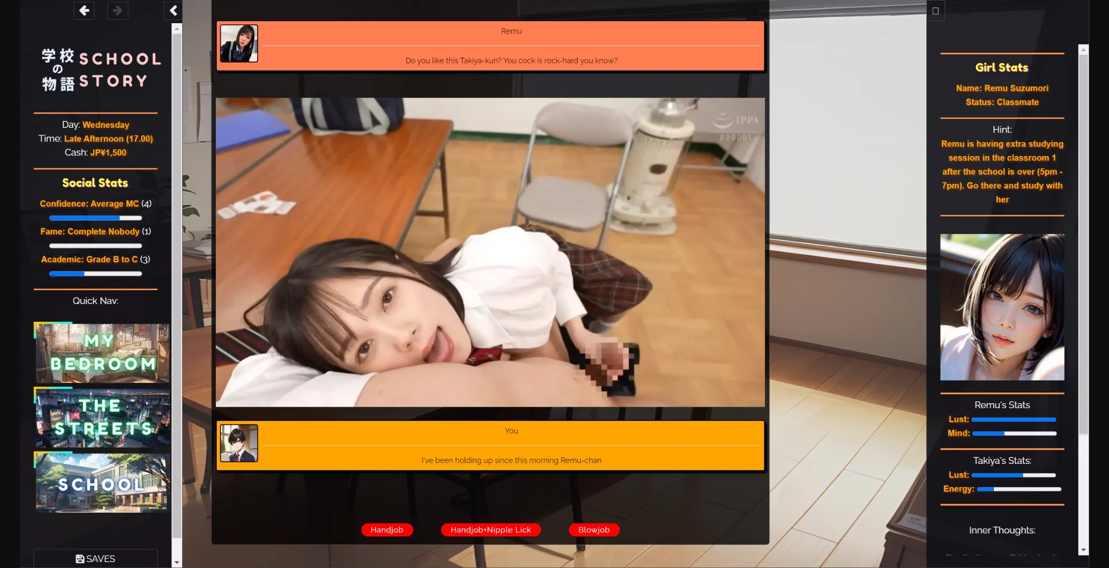 HTML Gakko No Monogatari - School Story [v0.18a] [CorpoLife_dev] | Free Adult Games