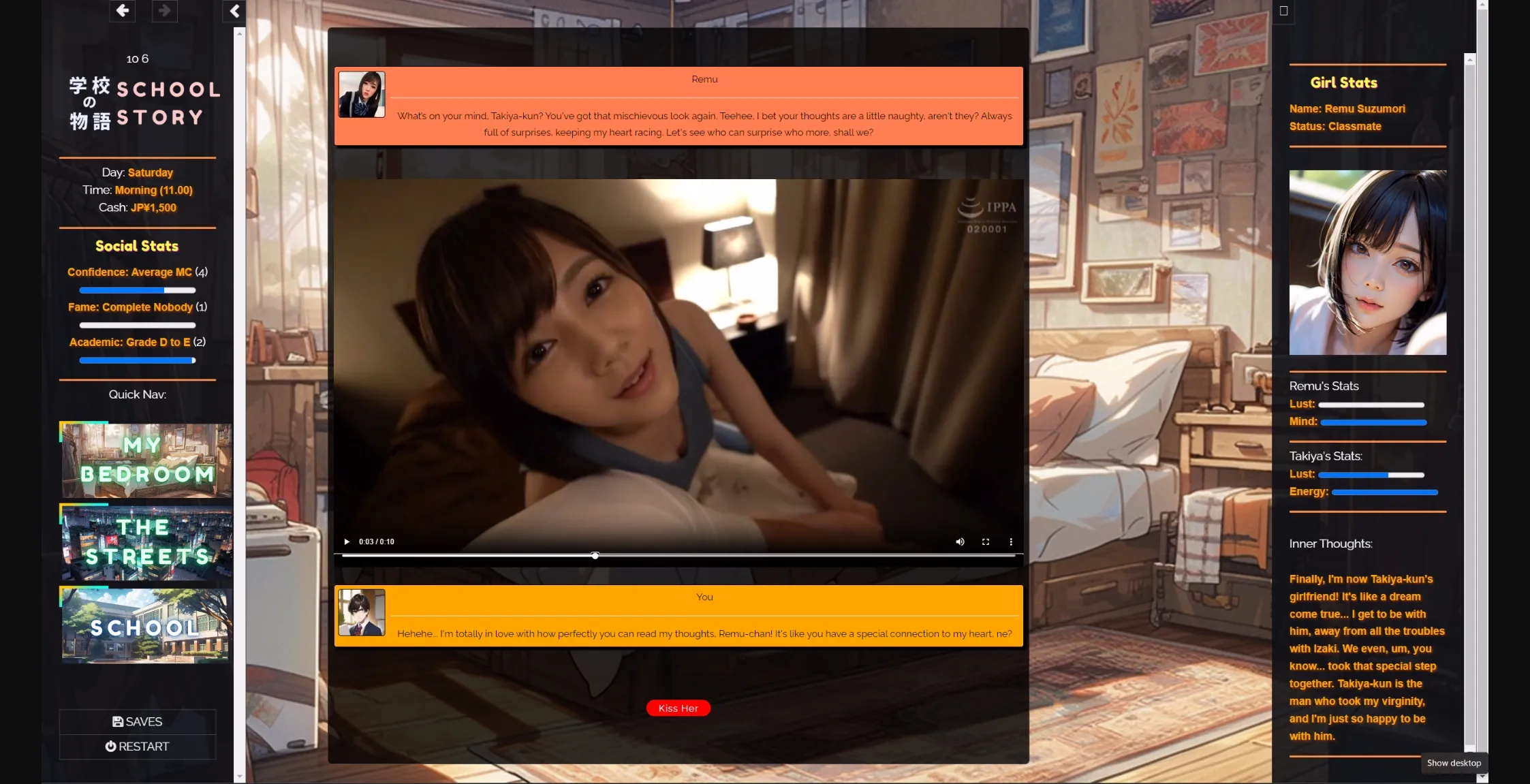 HTML Gakko No Monogatari - School Story [v0.18a] [CorpoLife_dev] | Free Adult Games