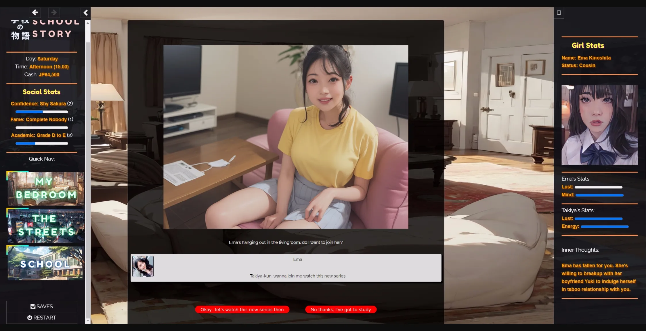 HTML Gakko No Monogatari - School Story [v0.18a] [CorpoLife_dev] | Free Adult Games