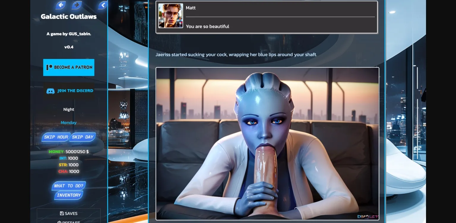 HTML Galactic Outlaws [v0.6] [GUS] | Free Adult Games