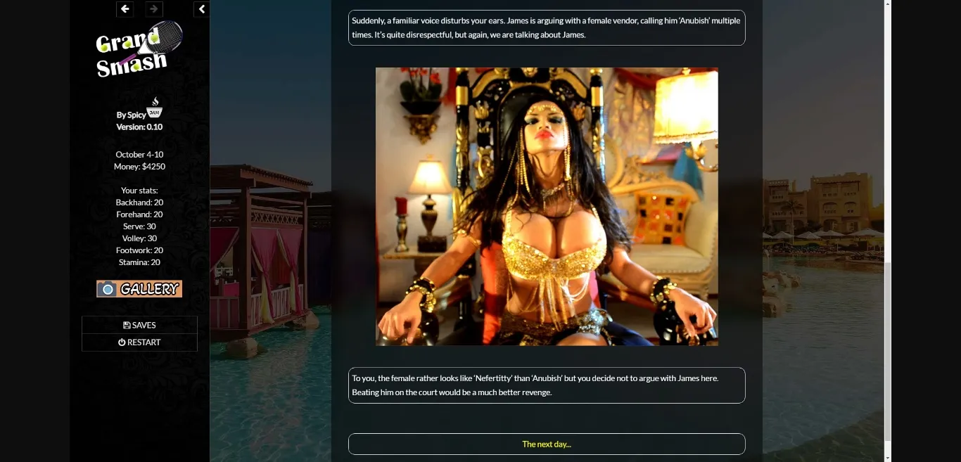 HTML Grand Smash [v0.96] [SpicyJam] | Free Adult Games