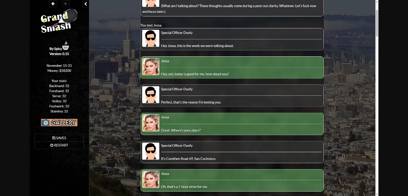 HTML Grand Smash [v0.96] [SpicyJam] | Free Adult Games