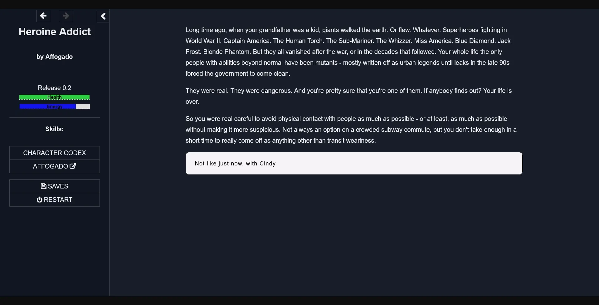 HTML Heroine Addict [v0.3.1] [Affogado] | Free Adult Games