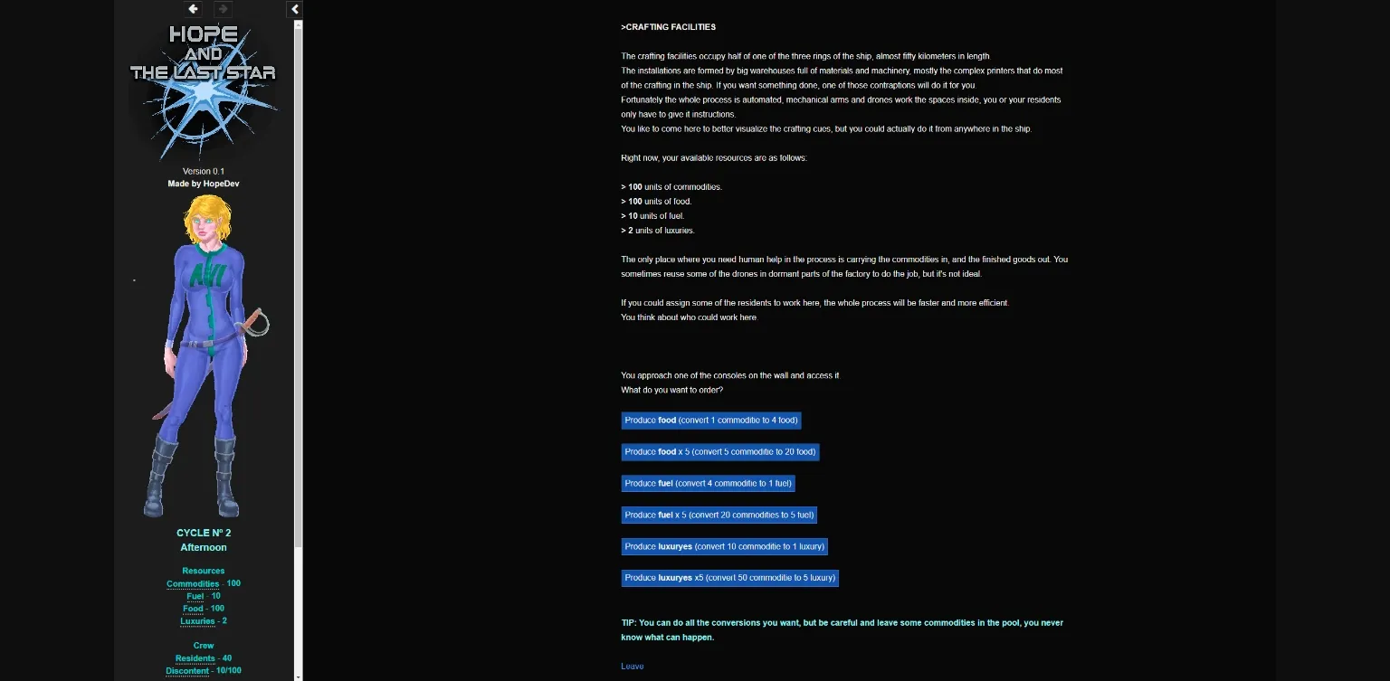 HTML Hope and the Last Star [v0.3] [HopeDev] | Free Adult Games