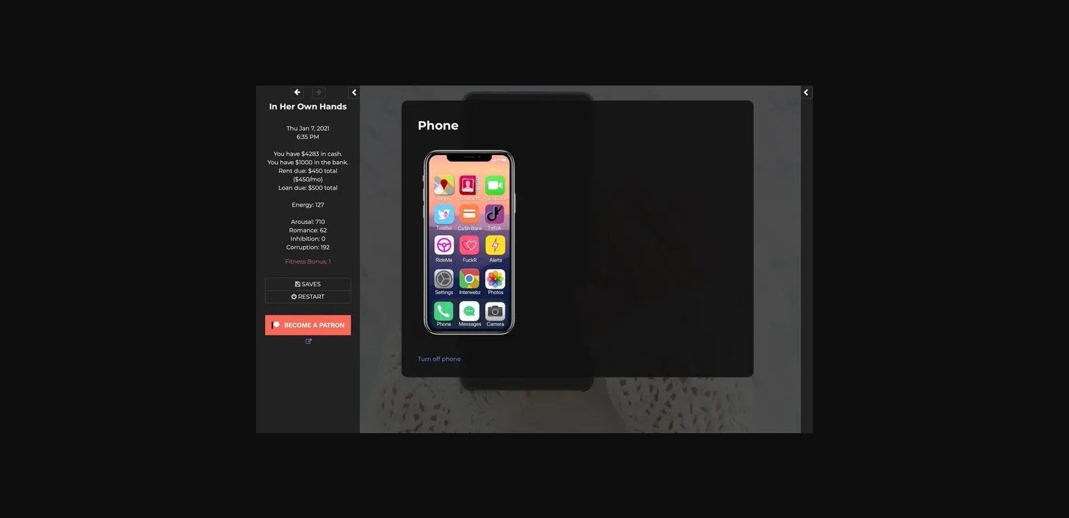 HTML In Her Own Hands [v0.8.2c] [Surprise & Delight Media] | Free Adult Games
