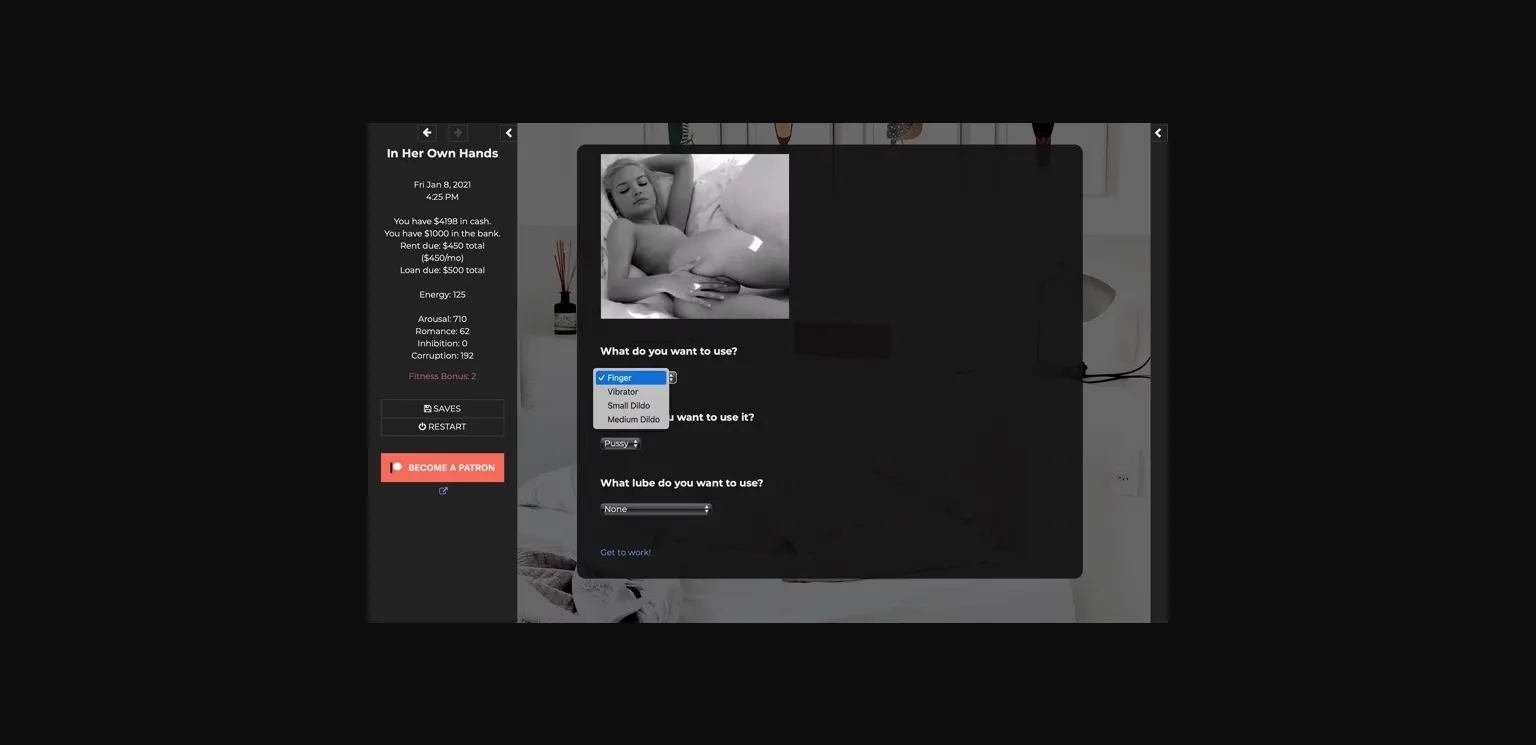 HTML In Her Own Hands [v0.8.2c] [Surprise & Delight Media] | Free Adult Games
