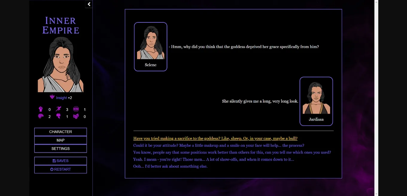 HTML Inner Empire [v1.7] [Defiant Explorer] | Free Adult Games