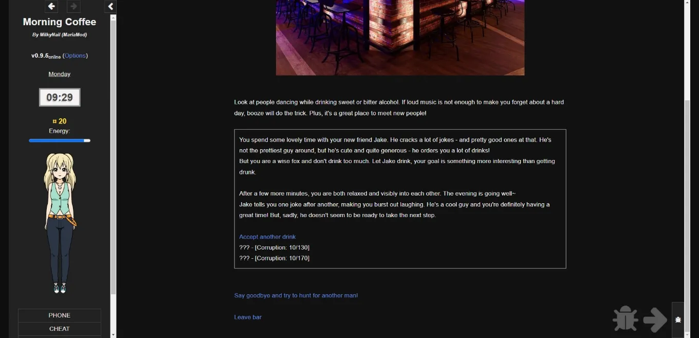 HTML Morning Coffee [v1.1.0] [MilkyNail] | Free Adult Games