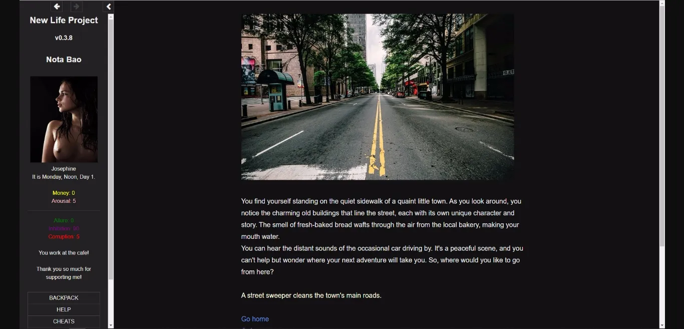 HTML New Life Project [v0.8.5] [Nota Bao] | Free Adult Games