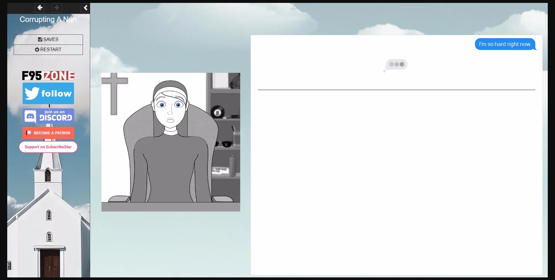 HTML Onhold Corrupting a Nun [v0.08b] [Sinaxxr] | Free Adult Games