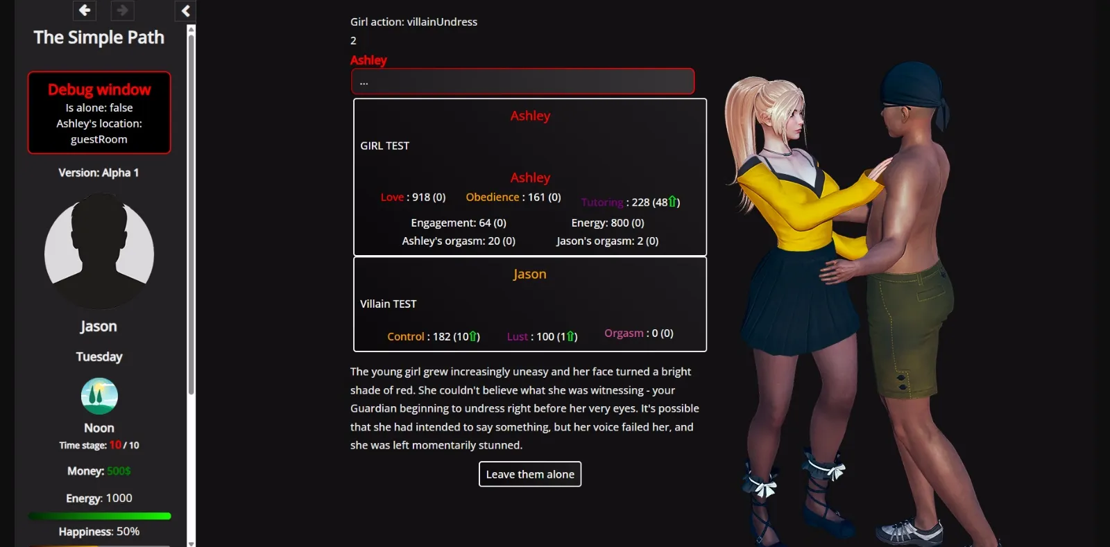HTML Onhold The Simple Path [Alpha1] [Thackerweil] | Free Adult Games
