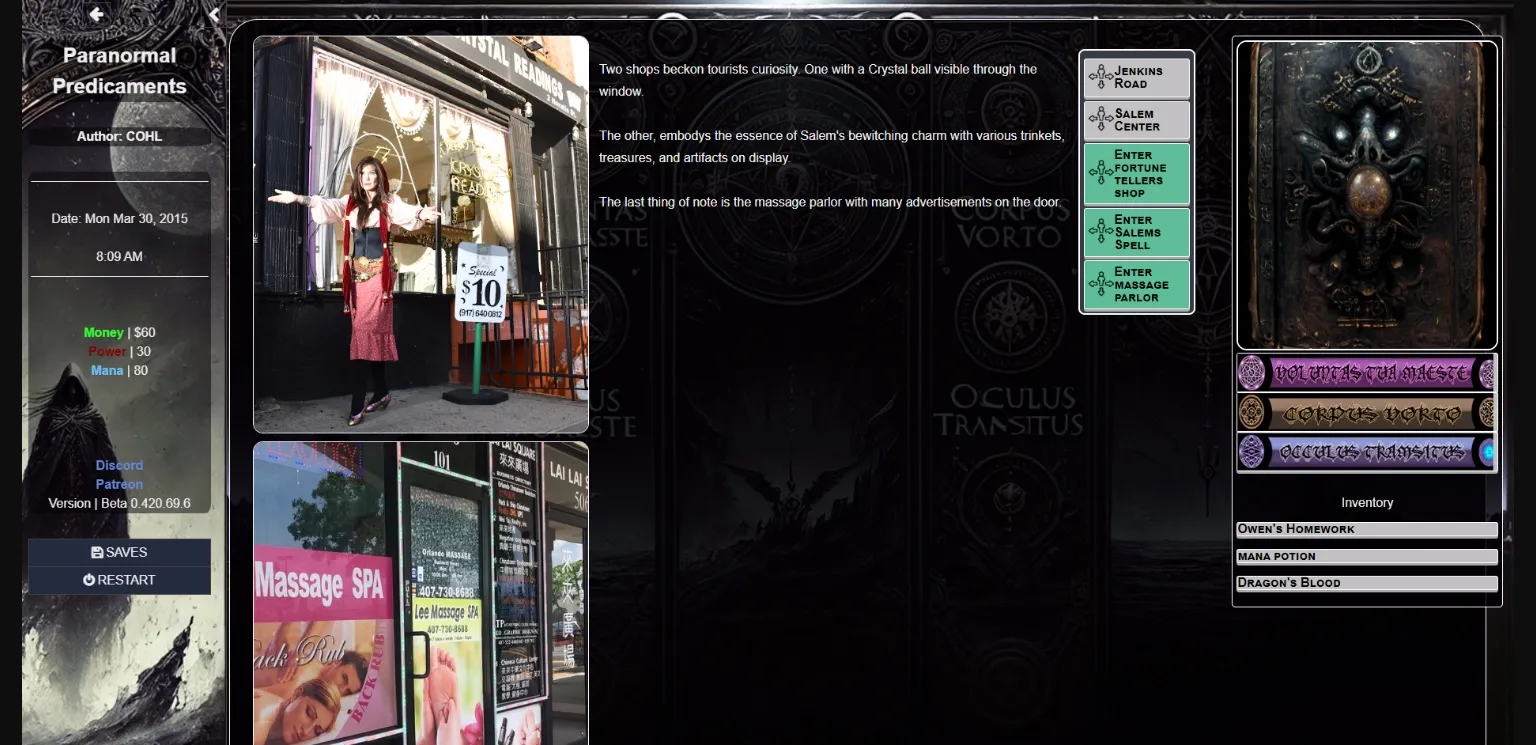 HTML Paranormal Predicaments [v0.420.69.6] [COHL] | Free Adult Games