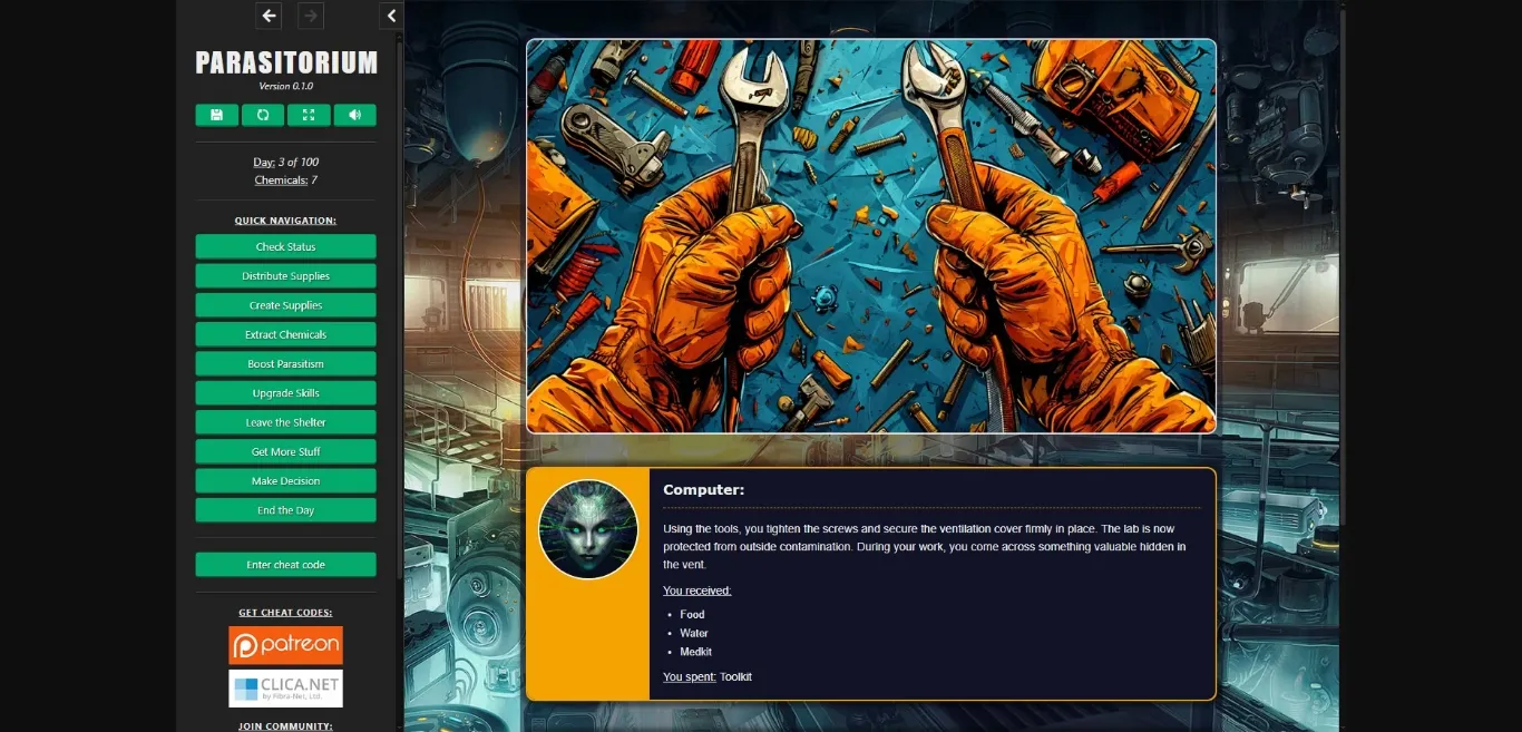 HTML Parasitorium [v0.1.0] [SupremeAI] | Free Adult Games