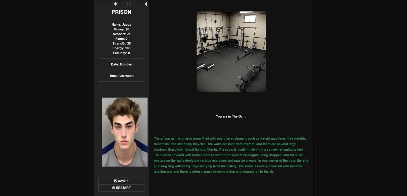 HTML Prison [v0.40c] [The Red Artist] | Free Adult Games