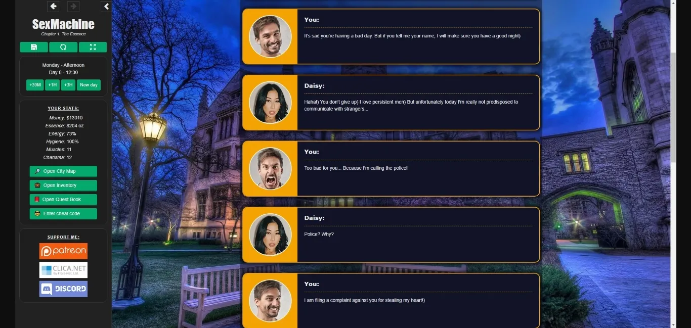 HTML SexMachine [Ch.2 v0.1.1] [SupremeAI] | Free Adult Games