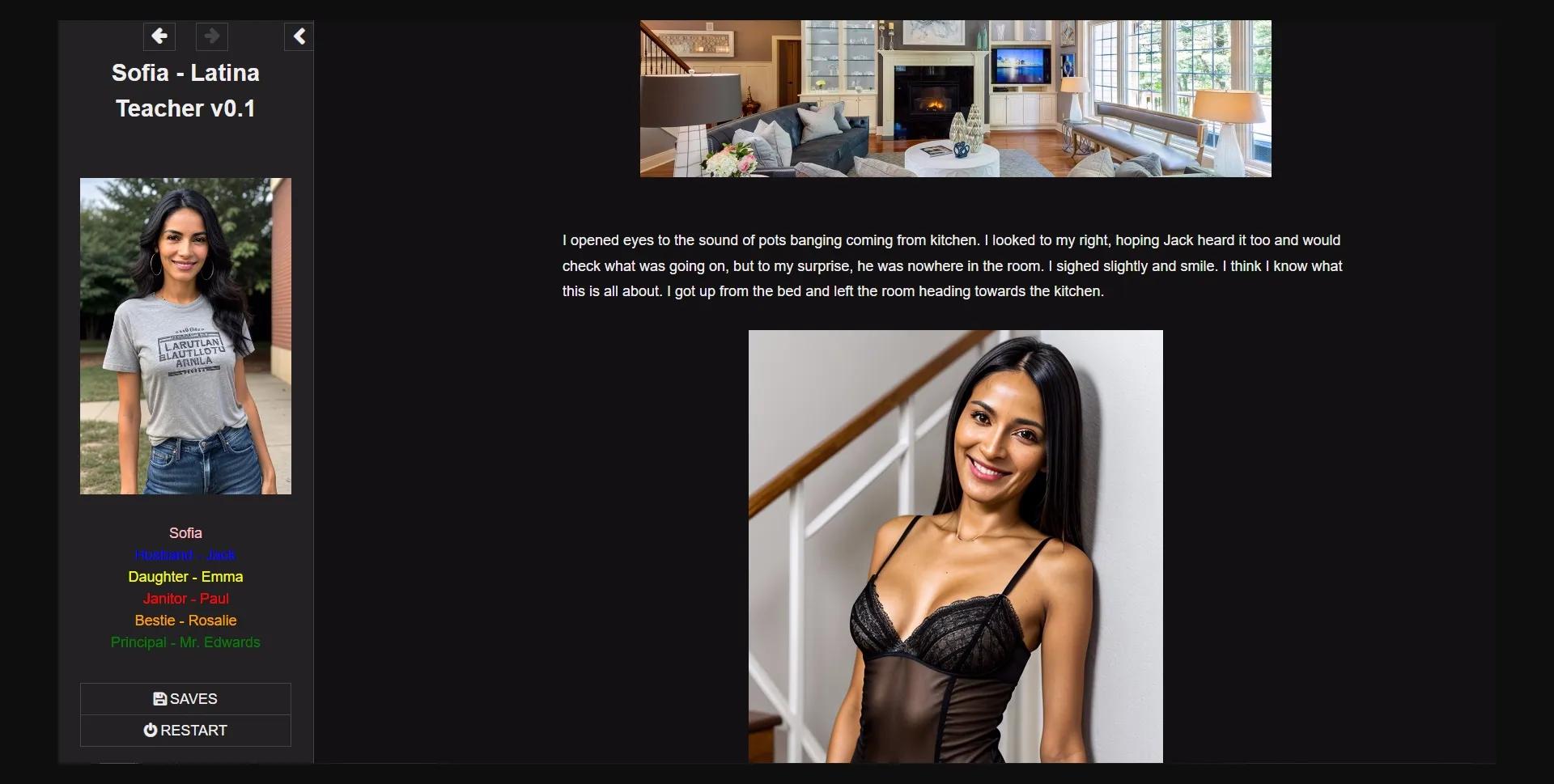 HTML SLT - Sofia Latina Teacher [v0.1] [Shiftcik] | Free Adult Games