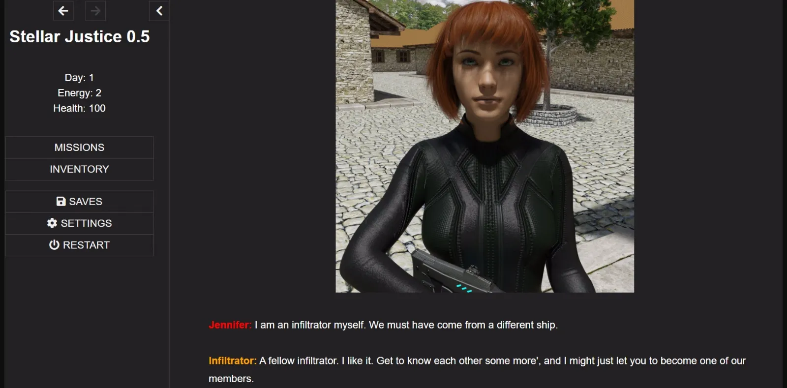 HTML Stellar Justice [v0.5] [Primal356] | Free Adult Games