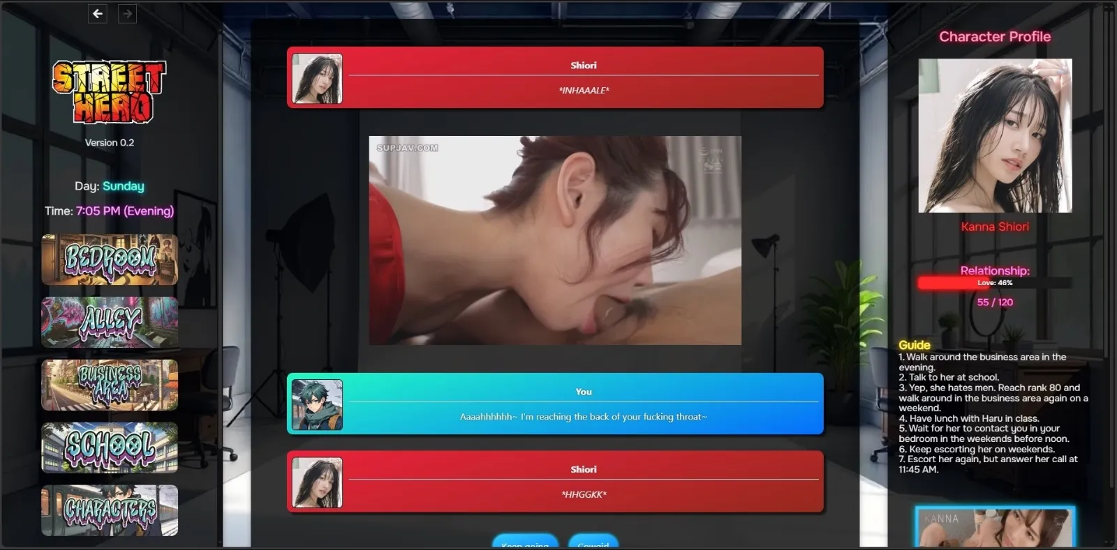 HTML Street Hero [v0.4a] [Safriscoffi] | Free Adult Games