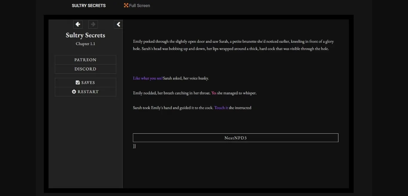 HTML Sultry Secrets [v1.11] [Lady Developer] | Free Adult Games