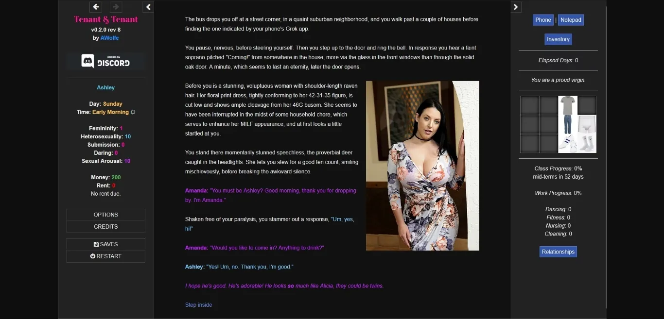 HTML Tenant & Tenant [v0.4.2c] [AWolfe] | Free Adult Games