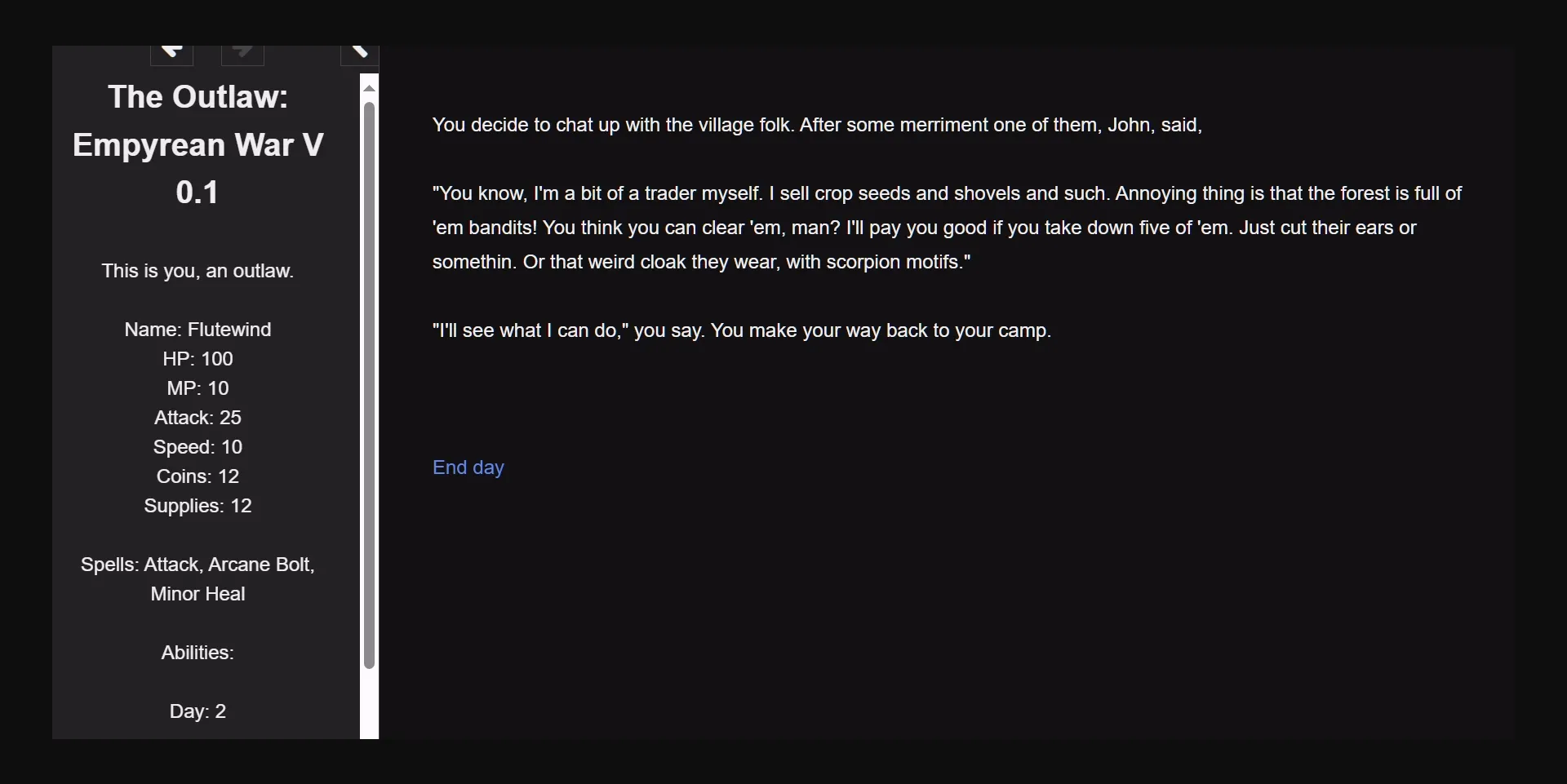 HTML The Outlaw  Empyrean War [v0.7a] [Flutewind] | Free Adult Games