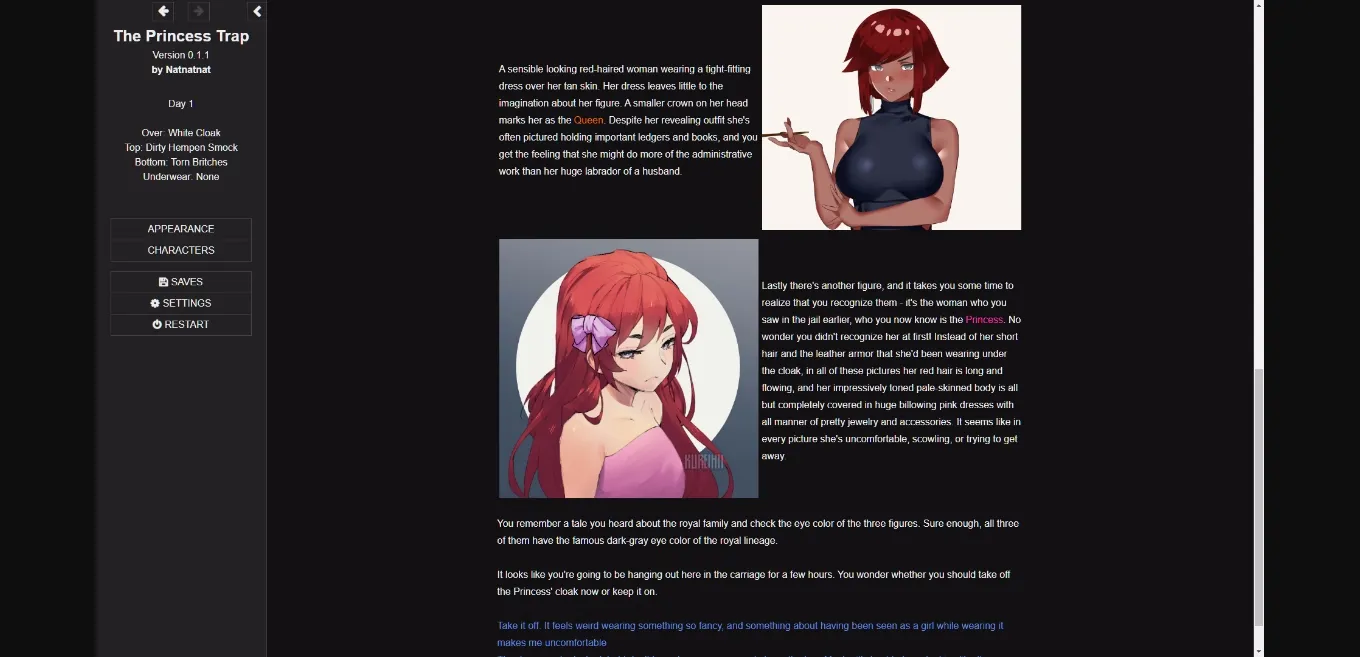 HTML The Princess Trap [v0.6.0] [Natnatnat] | Free Adult Games