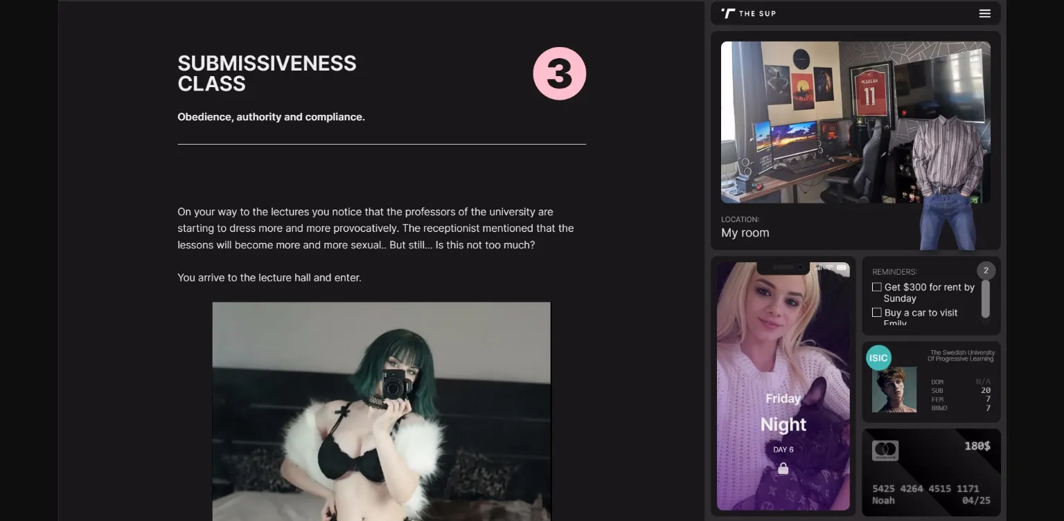 HTML The SUP [v0.9] [MegyMonster] | Free Adult Games