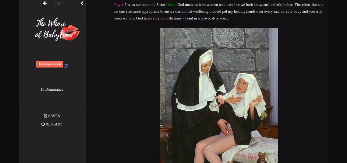 HTML The Whore of Babylon [v2024-12-19 Hotfix] [Kitty and the Lord] | Free Adult Games