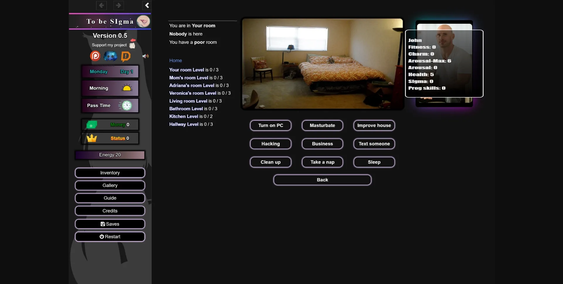 HTML To Be SIgma [v0.84] [ToBeSIgma] | Free Adult Games