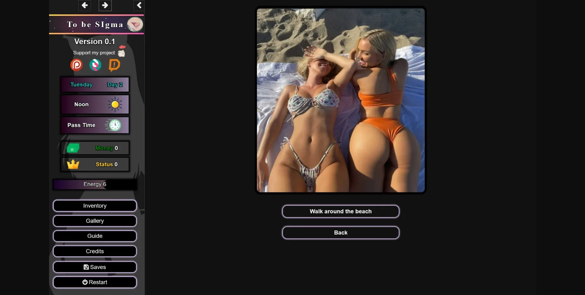 HTML To Be SIgma [v0.84] [ToBeSIgma] | Free Adult Games