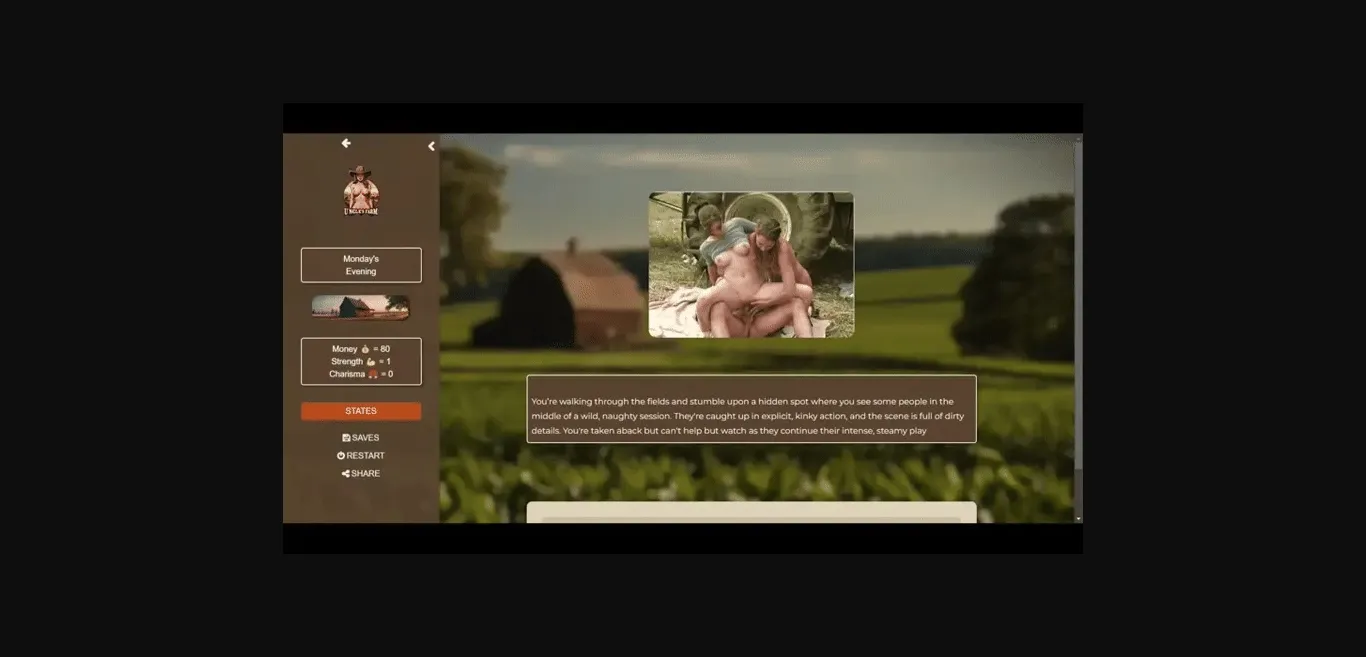 HTML Uncle's Farm [v0.4] [KingOfBuns] | Free Adult Games