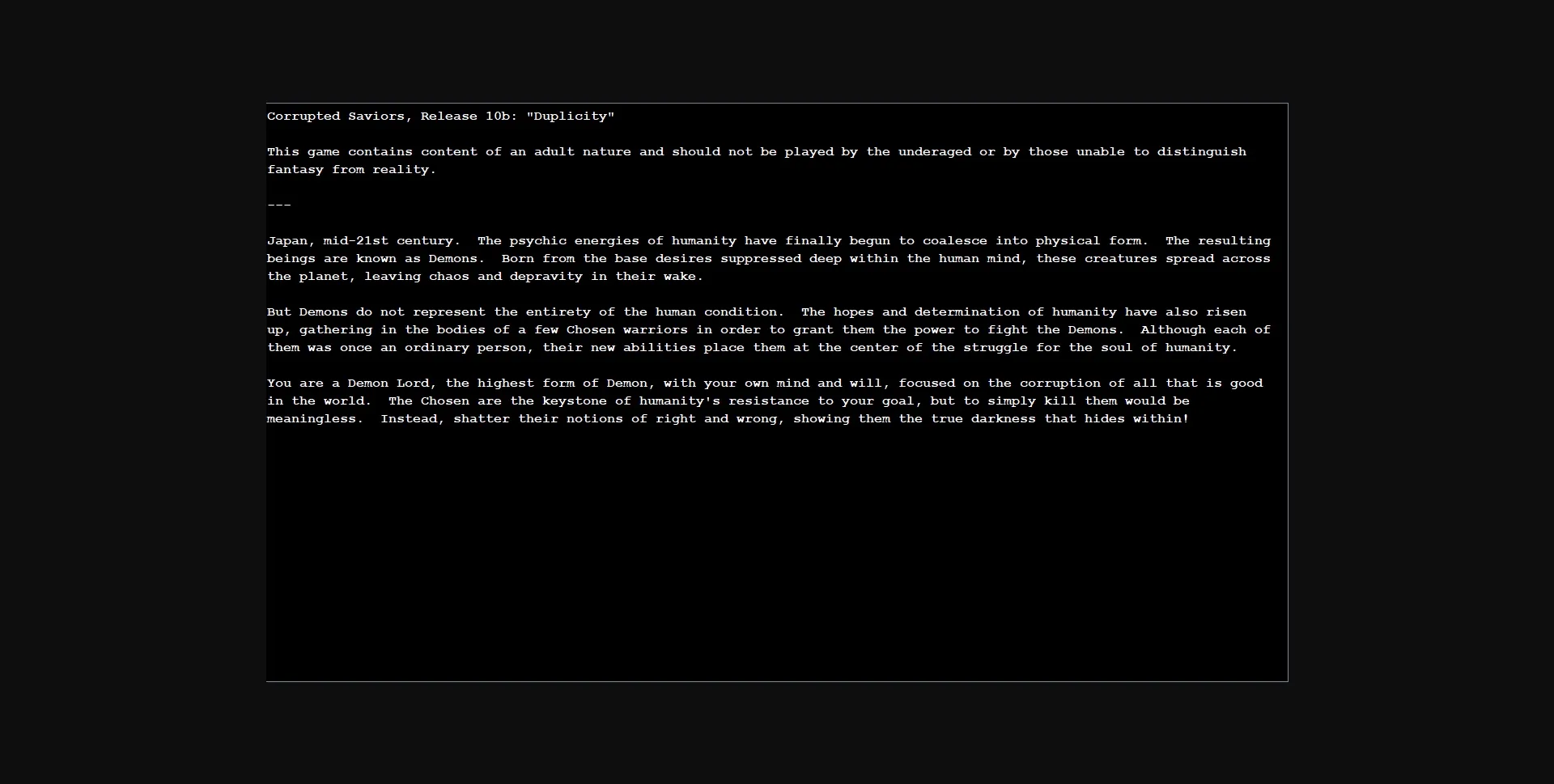 Java Corrupted Saviors [Release 63b] [CSDev] | Free Adult Games
