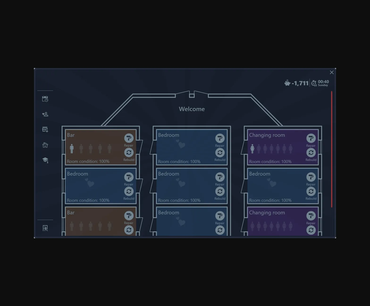 Others Abandoned Brothel Manager Simulator [v0.0.5 Alpha] [BrothelManagerSimulator] | Free Adult Games